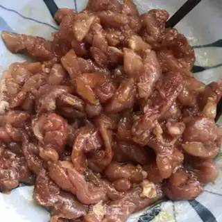 Make Garlic fried meat step 2