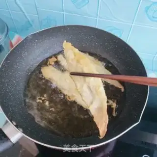 Make Fry skin, flat fish step 8