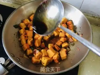 Make Pumpkin leaves step 8