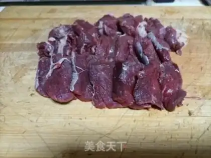 Make Sliding beef step 0