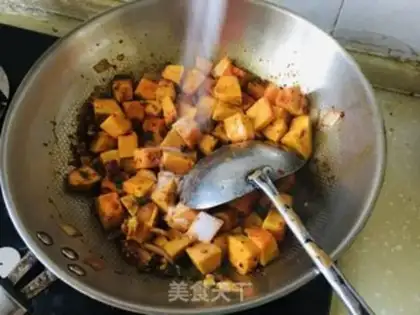 Make Pumpkin leaves step 9