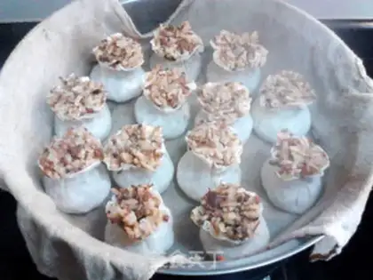 Make The dumplings, the mushrooms, the wheat step 18