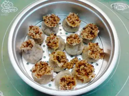 Make The dumplings, the mushrooms, the wheat step 19