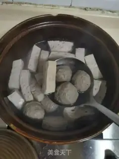 Make Beefball egg soup step 0