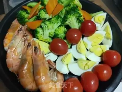 Make Shrimp egg salad step 8