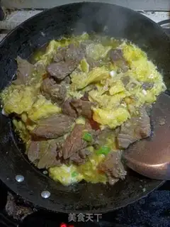 Make Sliding beef step 11