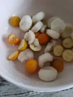 Make Scrambled radish step 2