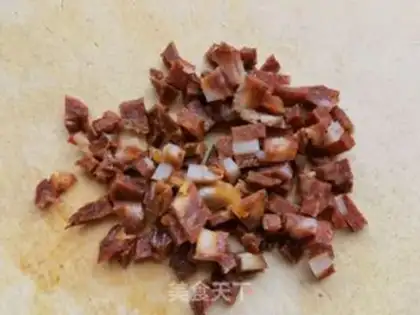 Make Celery sausage pancakes step 1
