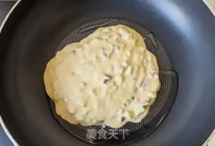 Make Celery sausage pancakes step 6
