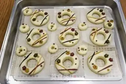 Make Donut buns step 11