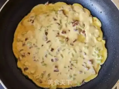 Make Celery sausage pancakes step 8