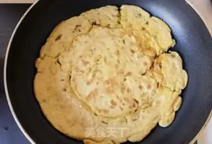 Make Celery sausage pancakes step 9