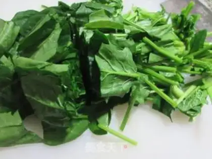 Make Thousands of spinach step 2