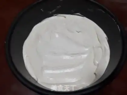Make Mango heart mousse cake step 7