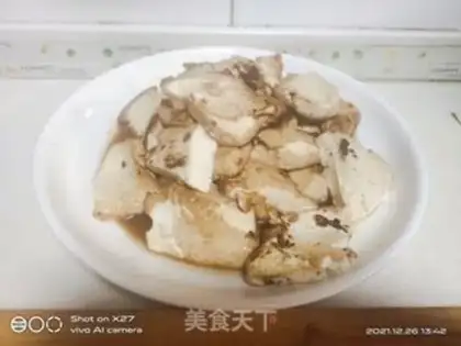 Make Five flowers and tofu step 1