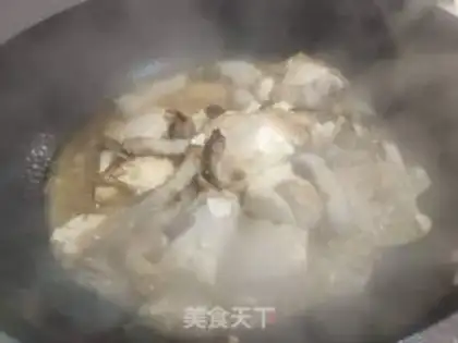 Make Five flowers and tofu step 7