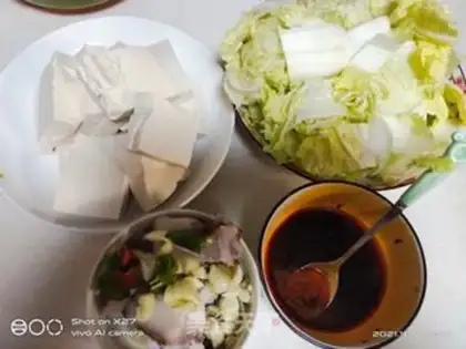 Make Five flowers for cabbage step 0