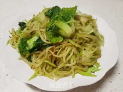 Make The yellow cabbage and radish step 5