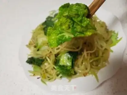 Make The yellow cabbage and radish step 6