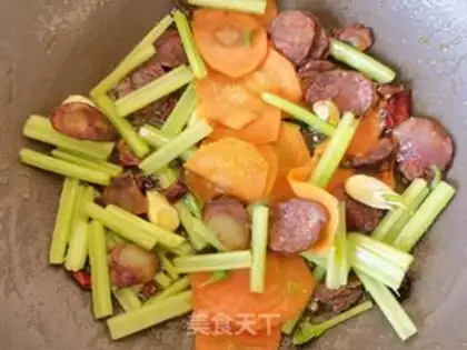 Make Carrot celery and sausage step 9