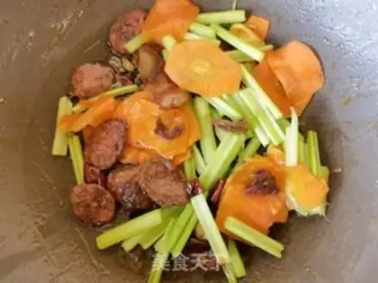 Make Carrot celery and sausage step 10