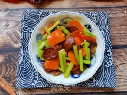 Make Carrot celery and sausage step 11
