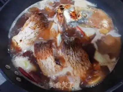 Make Iron pan beer fish step 6