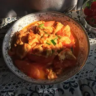 Make Tomato fried eggs step 10