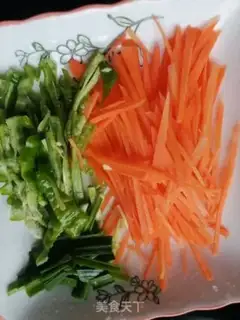 Make Carrot tofu step 1