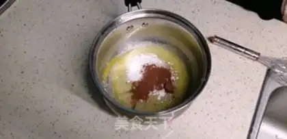 Make Coffee chocolate cake step 1