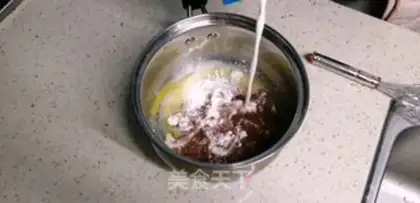 Make Coffee chocolate cake step 2