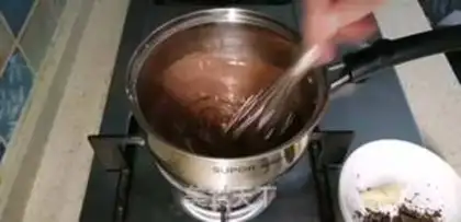 Make Coffee chocolate cake step 4
