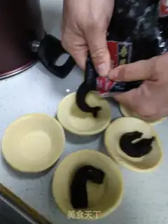 Make Eggskin bean souffle step 1