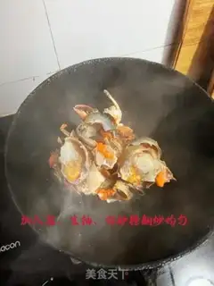 Make Spicy green crabs step 5