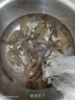 Make Seafood congee step 2