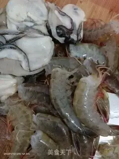Make Seafood congee step 3