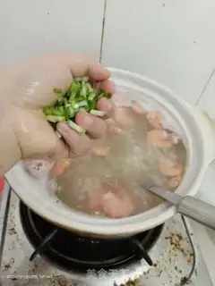Make Seafood congee step 6