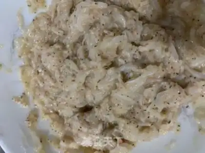 Make Shrimp cake step 1