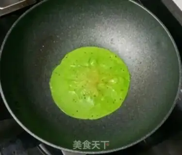 Make Celery sesame eggcake step 7