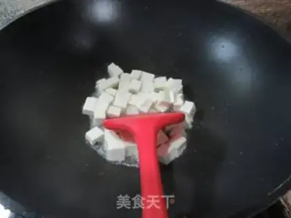 Make Egg fried tofu step 3