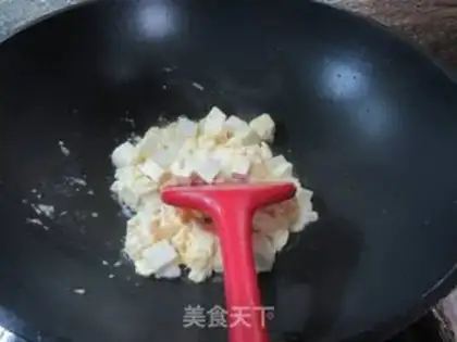Make Egg fried tofu step 4
