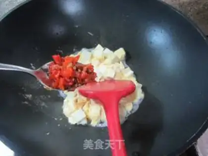 Make Egg fried tofu step 5