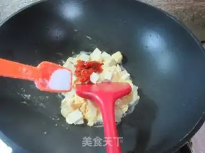 Make Egg fried tofu step 6