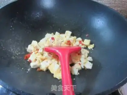 Make Egg fried tofu step 7