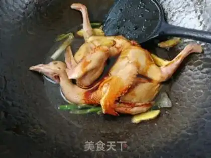 Make Red burning pigeons step 3