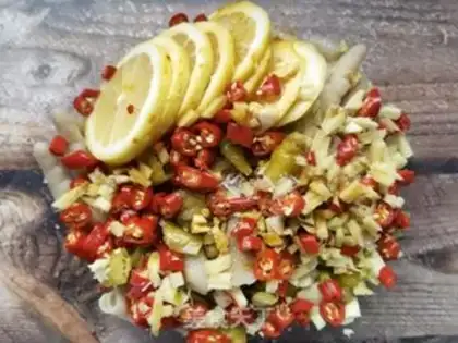 Make Lemon peppers, chicken claws step 14