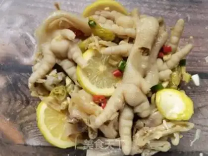 Make Lemon peppers, chicken claws step 15