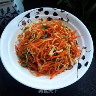 Make Oiled carrots and bean peels step 8