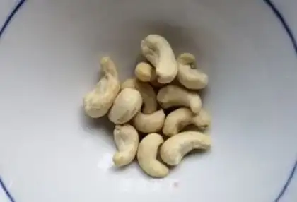 Make Cinnamon cashew beans step 1