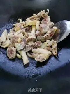 Make Flaming mushroom potato chicken step 3